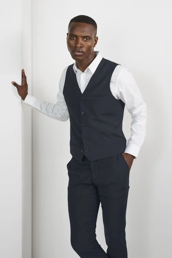 BRECK STRETCH - Anzugweste - navy blazer