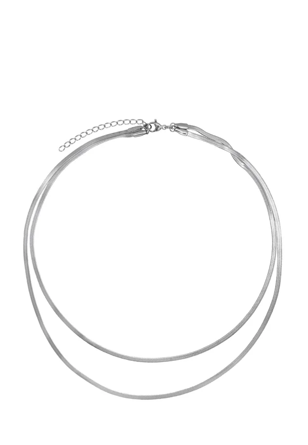 BREDA - Halskette - silberfarben poliert