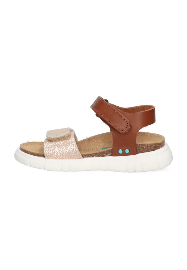 BREGJE BEACH - Riemensandalette - cognac roze