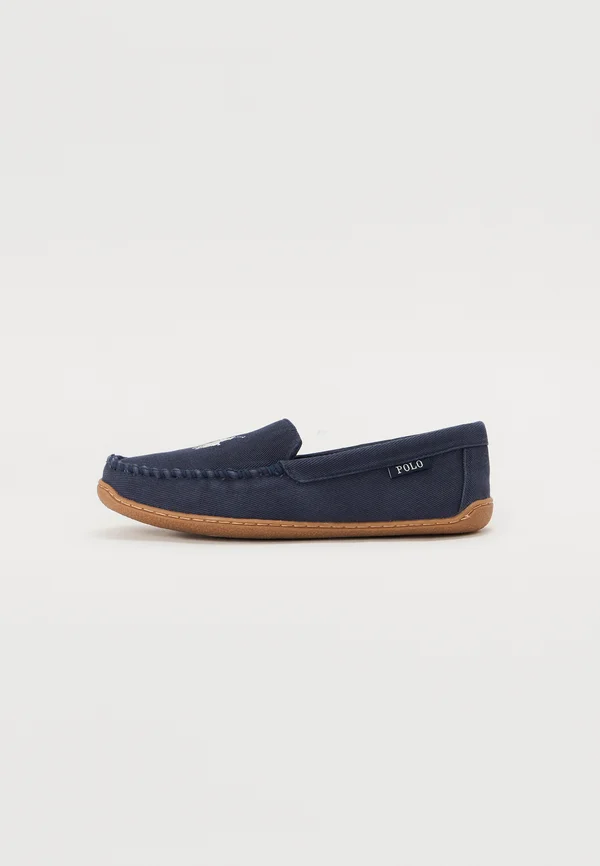 BRENAN - Hausschuh - navy/paper white