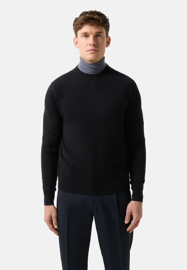 BRENDON - Strickpullover - navy-blau