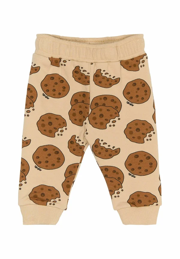 BRENE - Stoffhose - humus aop