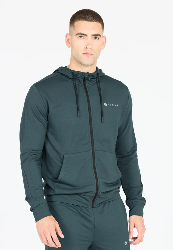BRENT - Sweatjacke - dusty forest
