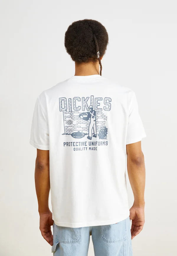 BRICKLANE TEE - T-Shirt print - white