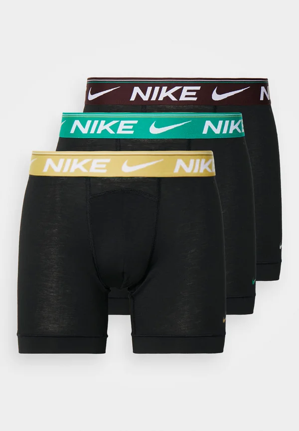 BRIEF 3 PACK - Panties - black