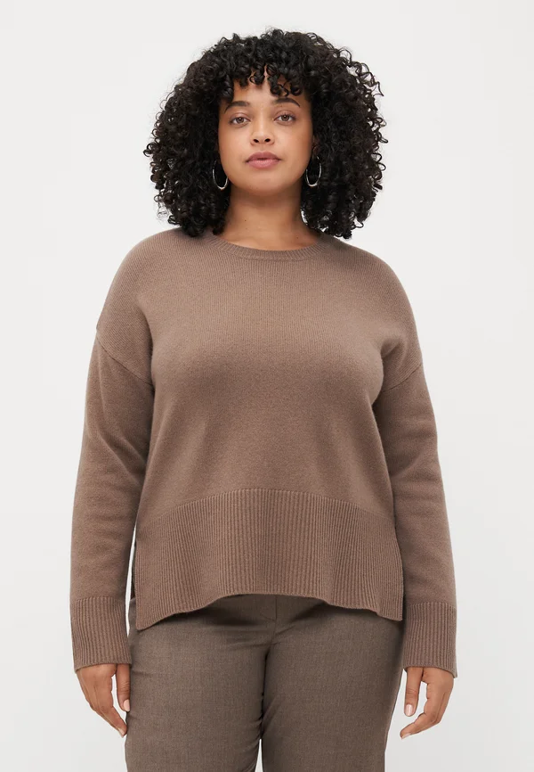BRIGIDA - Strickpullover - tortora
