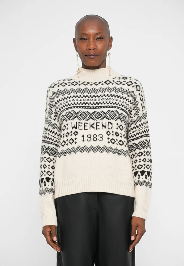 BRIOSO - Strickpullover - bianco