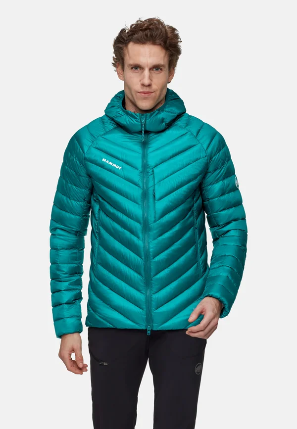 BROAD PEAK IN HOODED - Daunenjacke - deep teal black