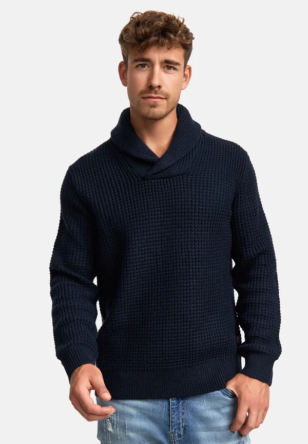BROCKLY - Strickpullover - navy