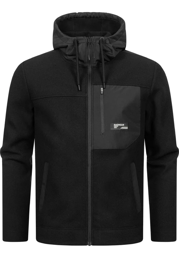 BRODNEY - Fleecejacke - black