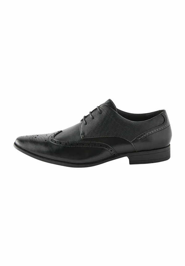 BROGUE - REGULAR FIT - Schnürer - black