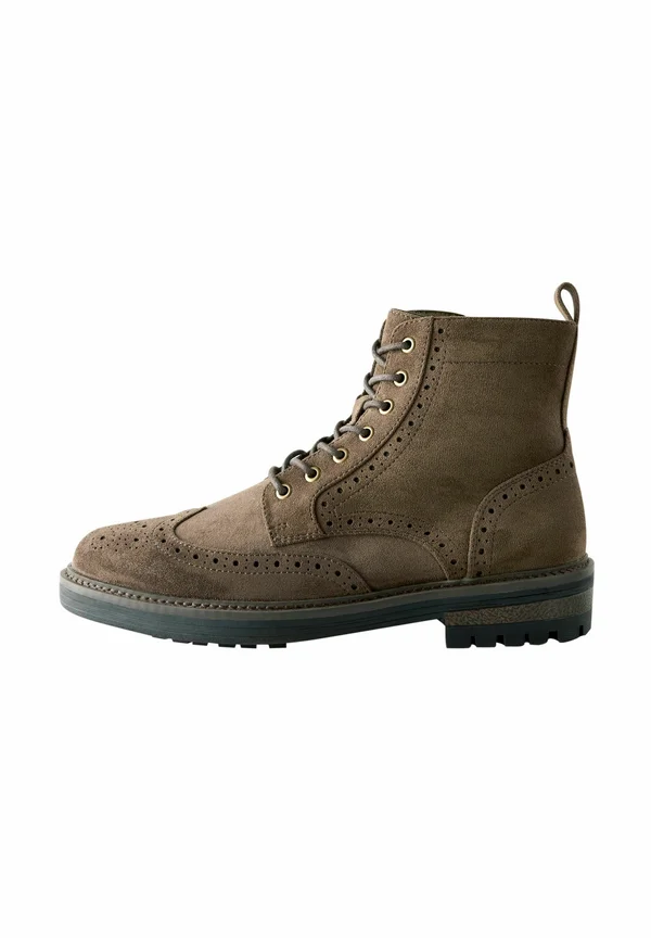BROGUE - REGULAR FIT - Schnürstiefelette - khaki green