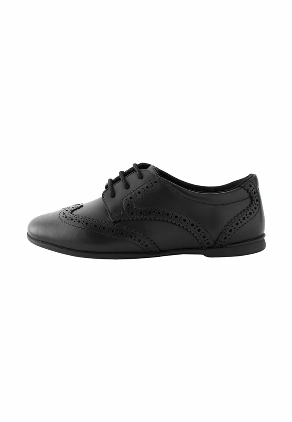 BROGUE SCHOOL - Schnürer - matt black