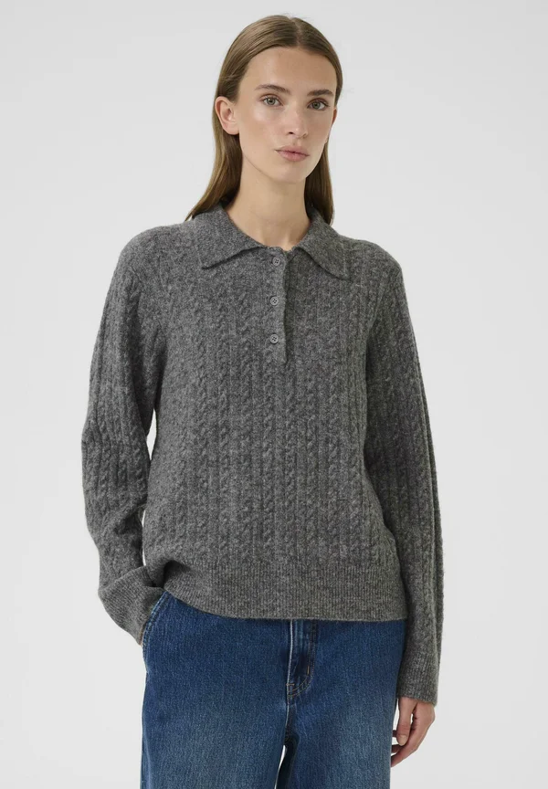 BRONA NOABELLE  - Strickpullover - medium grey melange