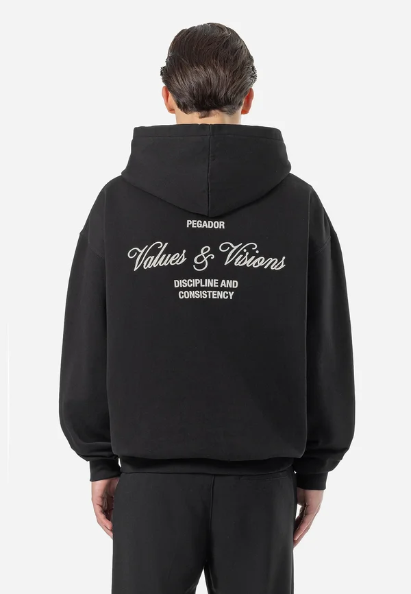 BRONSON OVERSIZED  - Kapuzenpullover - washed black
