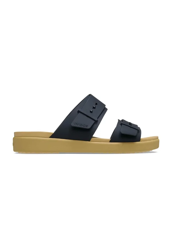 BROOKLYN BUCKLE LOW LOW - Riemensandalette - black tan