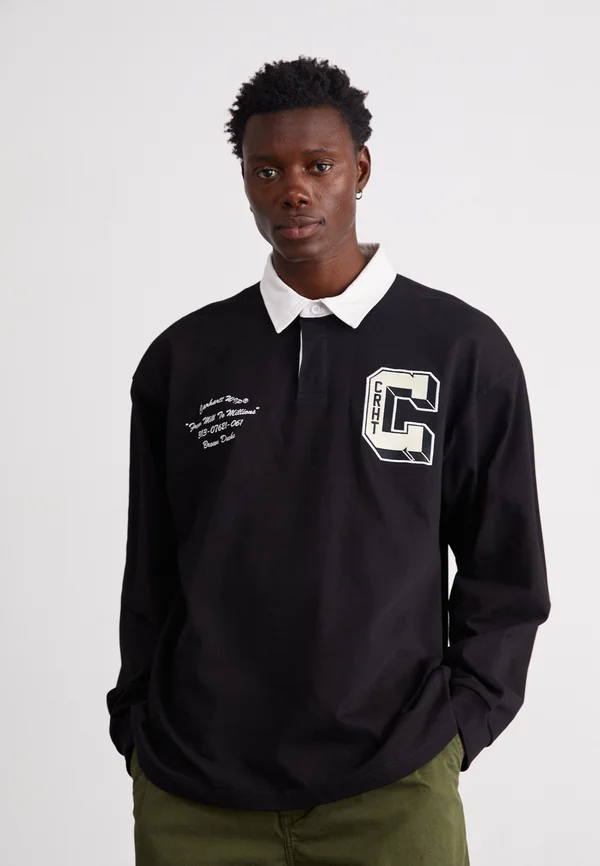 BROWN DUCKS RUGBY  - Langarmshirt - black/white