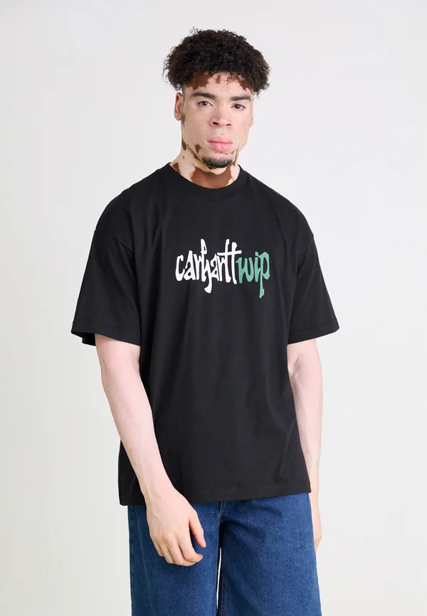 BRUSH WIP  - T-Shirt print - black