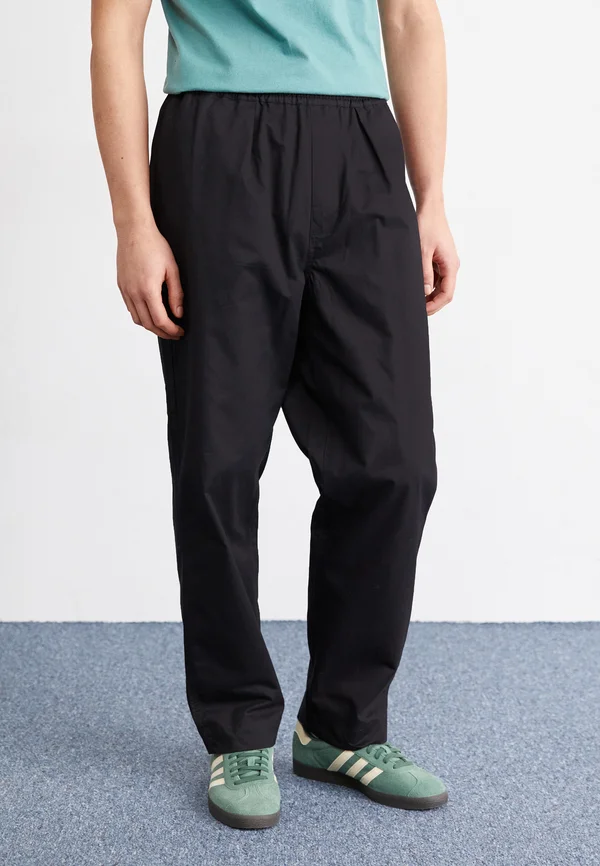 BRUSHED SKATE PANT - Stoffhose - black