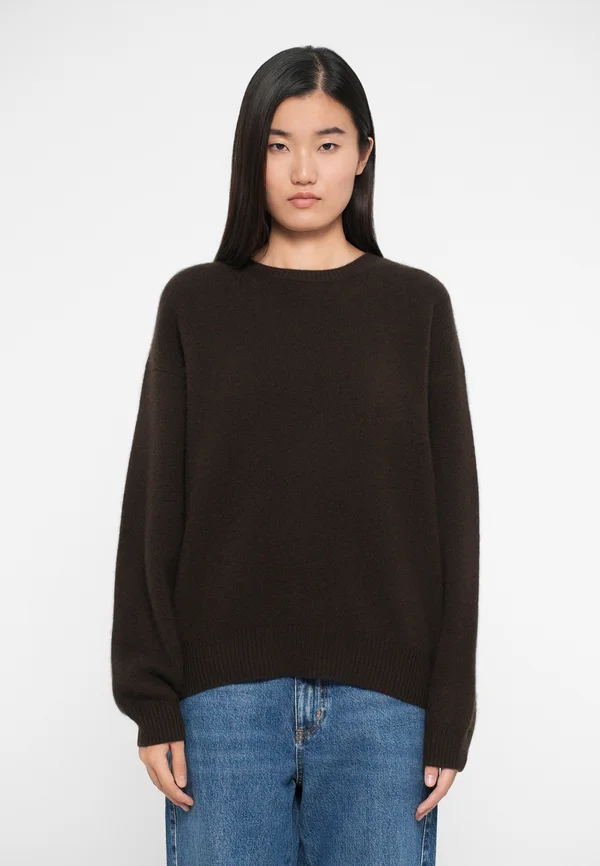 BRUSHED - Strickpullover - coffee