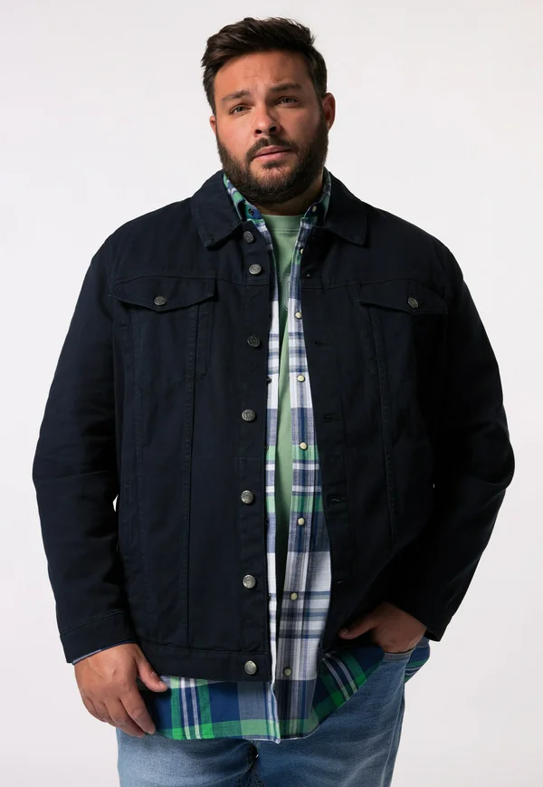 BRUSTTASCHEN - Jeansjacke - navy blue