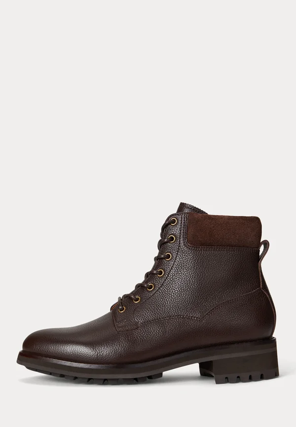 BRYSON MID LEATHER FIELD BOOT - Schnürstiefelette - dark brown