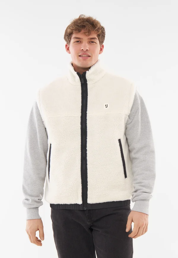 BRYSON - Weste - cream black