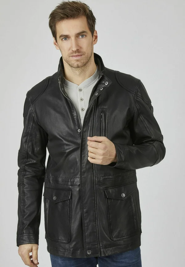 BUANDIAMO - Lederjacke - schwarz
