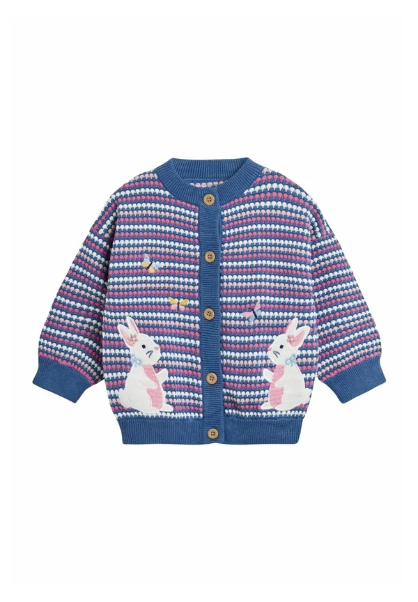 BUBBLE APPLIQUÉ  - Strickjacke - blue