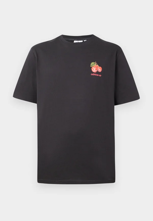 BUBBLE CHERRY UNISEX - T-Shirt print - black