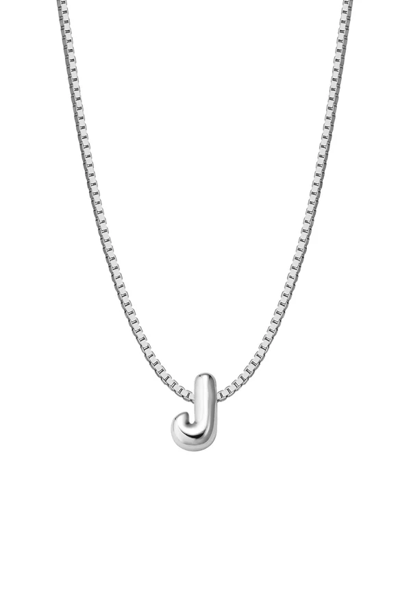 BUCHSTABE J - Halskette - metal