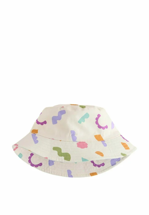 BUCKET PRINTED - Hut - cream pink green