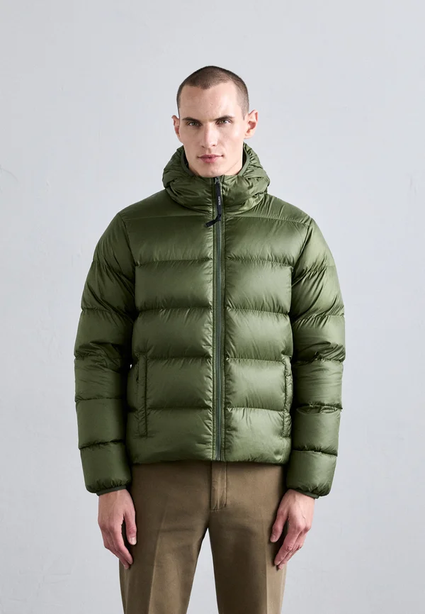 BUDD - Daunenjacke - verdone/dark green