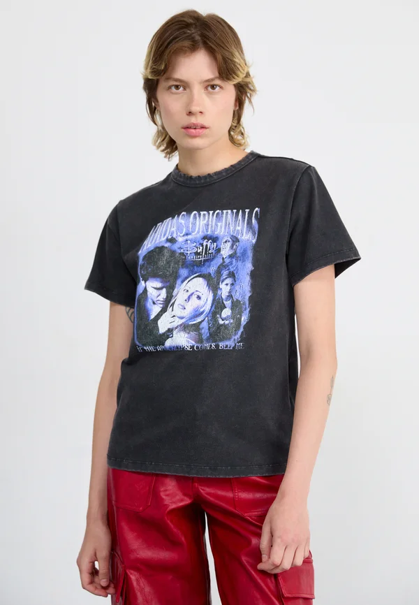 BUFFY TEE - T-Shirt print - black