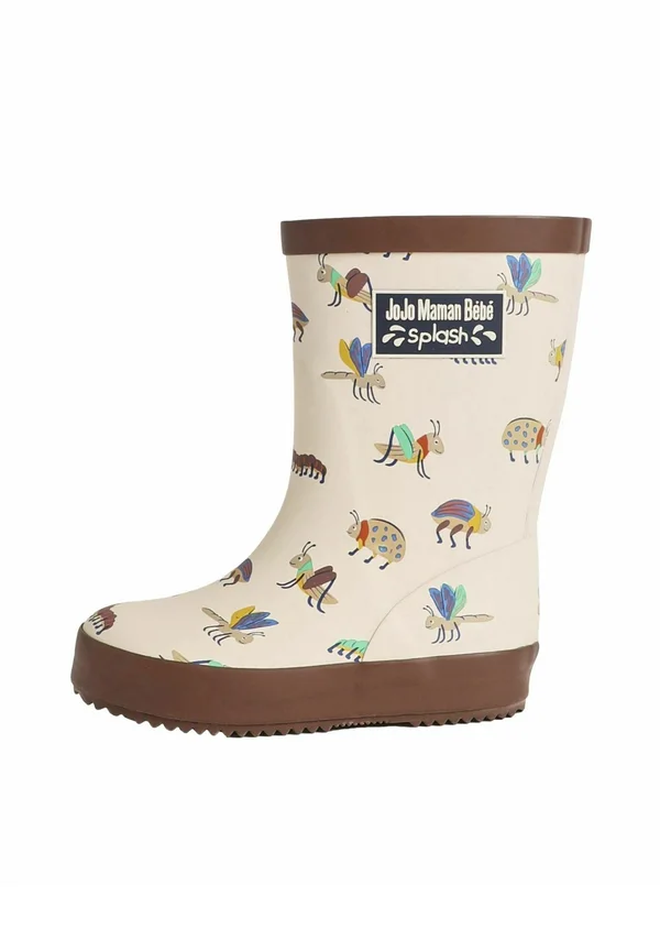 BUG PRINT - REGULAR FIT - Gummistiefel - brown bug