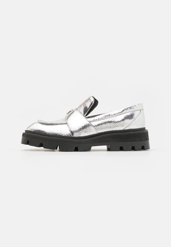 BURAK LOAFER UNISEX - Slipper - silver