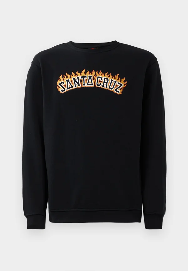 BURNT COLLEGIATE CREW UNISEX - Sweatshirt - black
