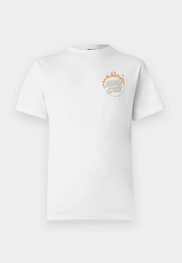 BURNT OPUS UNISEX - T-Shirt print - white