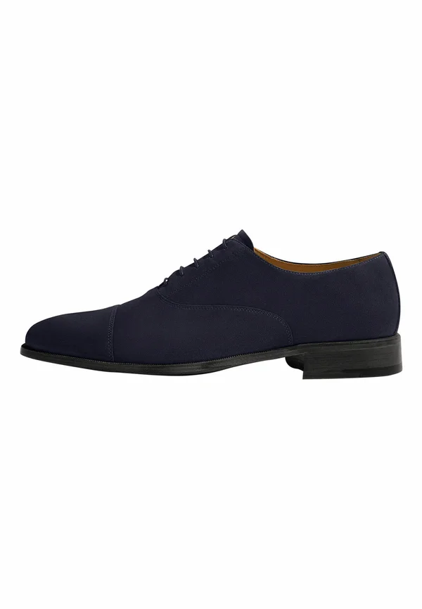 Business-Schnürer - dark blue suede