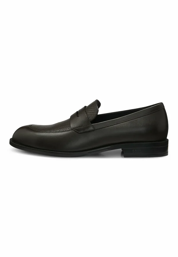 Business-Slipper - dark brown one