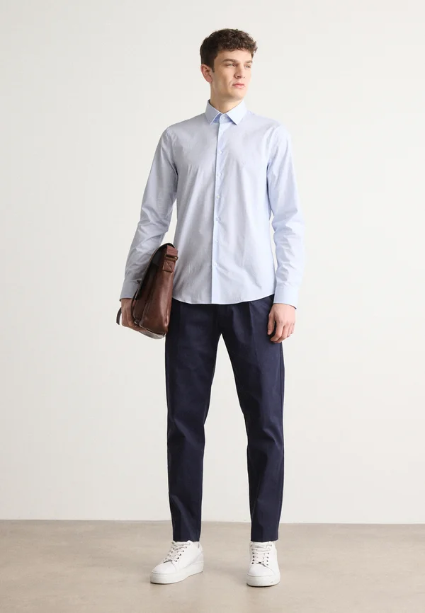 BUSINESS STRIPE SLIM SHIRT - Businesshemd - vista blue