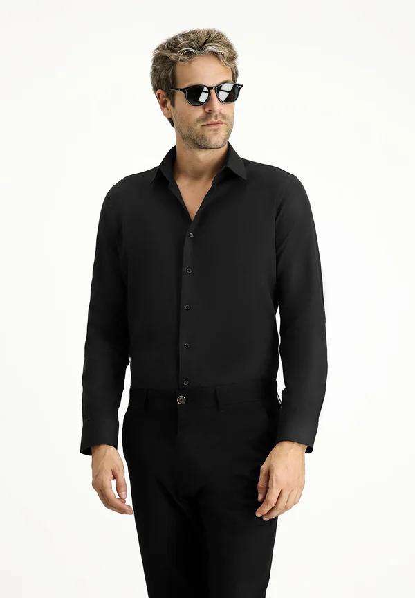 Businesshemd - black