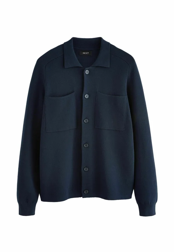 BUTTON THROUGH - REGULAR FIT - Strickjacke - navy blue