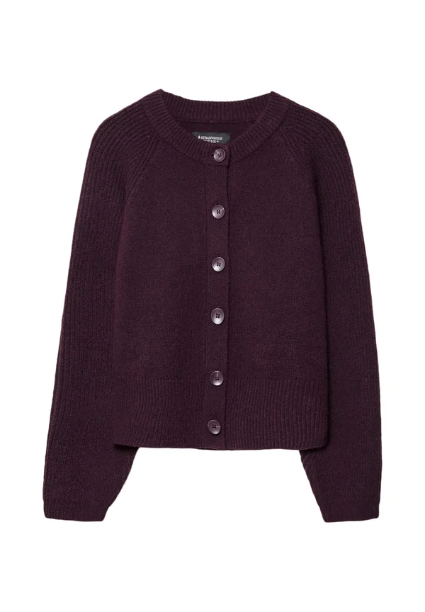 BUTTON-UP  - Strickjacke - dark red