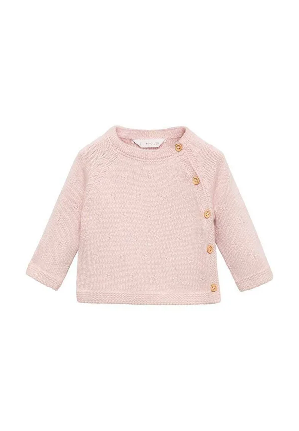 BUTTONS DETAIL - Strickjacke - pink