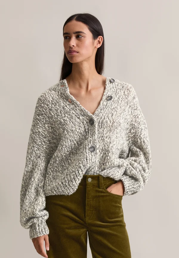 BUTTONS - Strickjacke - black_multi