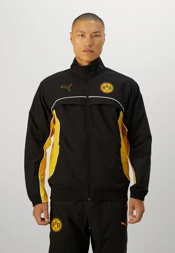 BVB FTBLSTATEMENT CELLERATOR JACKET - Vereinsmannschaften - black/yellow sizzle