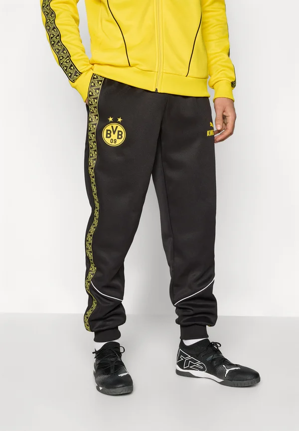 BVB KING ANTHEM - Jogginghose - black/faster yellow