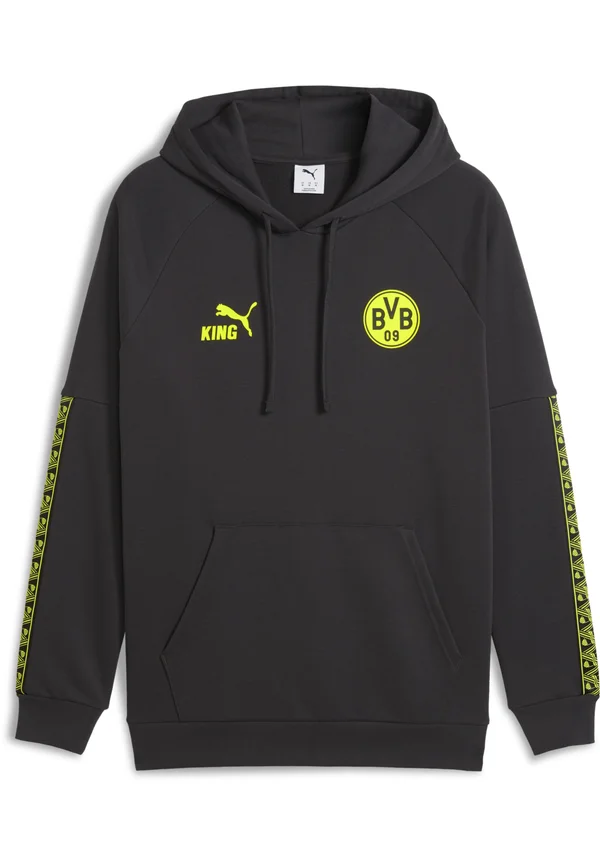 BVB KING  - Kapuzenpullover - flat dark gray-yellow alert