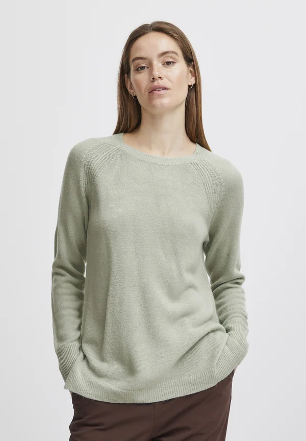 BYMalea - Strickpullover - frosty green